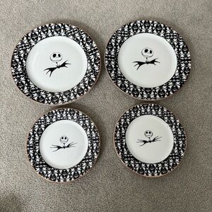 Disney Jack Skellington Plates NEW